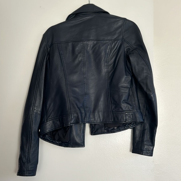 Slate and Willow Navy Lather Jacket Small - Picture 2 of 2